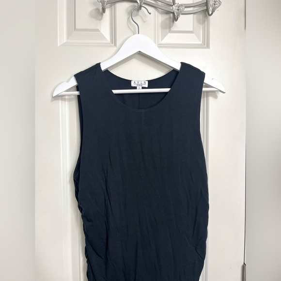 AVLN Studio Sleeveless Ruched Midi Dress NWOT - Picture 3 of 4